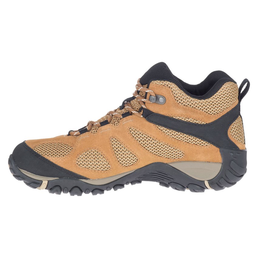 Chaussures Randonnée Merrell Yokota 2 Mid Waterproof Marron Clair Homme | K.B.HLZN